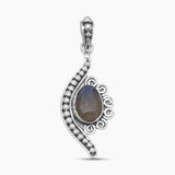 925 Silver Rainbow Moonstone Pendants