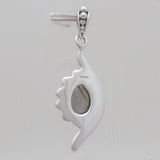 925 Silver Rainbow Moonstone Pendants