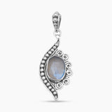 925 Silver Rainbow Moonstone Pendants