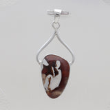 Peanut Wood Jasper Silver Pendants