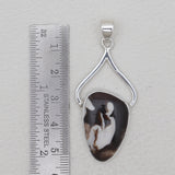 Peanut Wood Jasper Silver Pendants