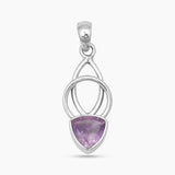 Amethyst Silver Pendants