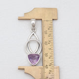 Amethyst Silver Pendants