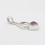 Amethyst Silver Pendants