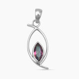 Rainbow Moonstone Silver Pendants