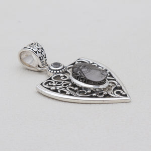 925 Sterling Silver Shungite Pendants