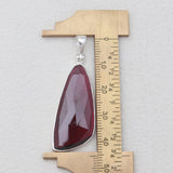 925 Sterling Silver Garnet Pendants