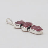 925 Sterling Silver Ruby Pendants