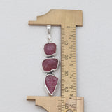 925 Sterling Silver Ruby Pendants