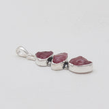 925 Sterling Silver Ruby Pendants