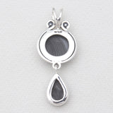 925 Silver Psilomelane Pendants