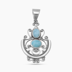 Rainbow Moonstone Silver Pendants