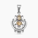 Rainbow Moonstone Silver Pendants
