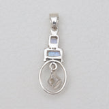 Rainbow Moonstone Silver Pendants