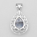 Dendritic Opal Silver Pendants