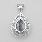 Dendritic Opal Silver Pendants