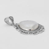 Rainbow Moonstone Silver Pendants