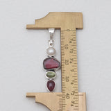 Garnet Silver Pendants
