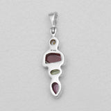 Garnet Silver Pendants