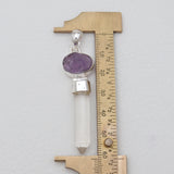 Amethyst Silver Pendants
