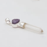 Amethyst Silver Pendants