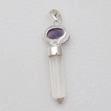 Amethyst Silver Pendants