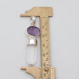 Amethyst Silver Pendants