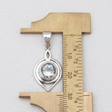 925 Sterling Silver Garnet Pendants