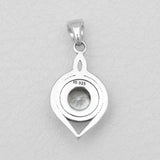 925 Sterling Silver Garnet Pendants