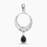 Rainbow Moonstone Silver Pendants