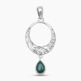 Rainbow Moonstone Silver Pendants