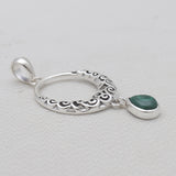 Rainbow Moonstone Silver Pendants