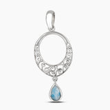 Rainbow Moonstone Silver Pendants