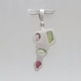Natural Peridot Silver Pendants