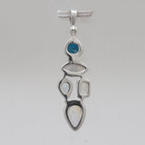Rainbow Moonstone Silver Pendants