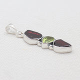 925 Silver Garnet Pendants