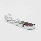 Garnet Silver Pendants