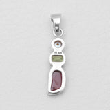 Garnet Silver Pendants