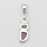 Garnet Silver Pendants