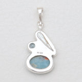 Larimar Silver Pendants