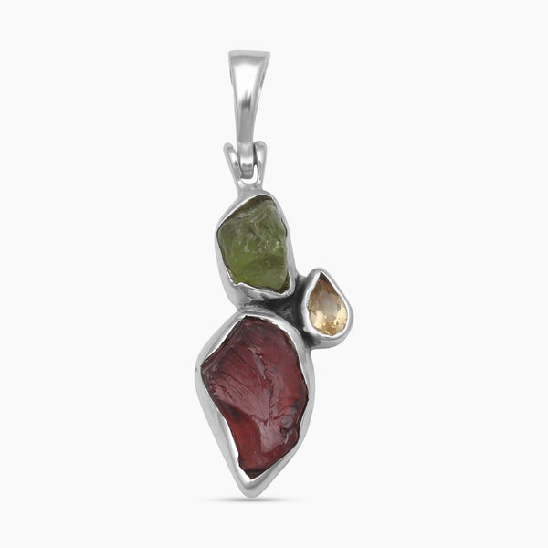 Peridot Silver Pendants