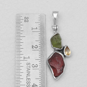 Peridot Silver Pendants