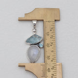 Aquamarine Silver Pendants