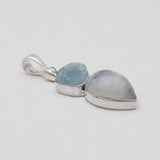 Aquamarine Silver Pendants