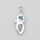 Aquamarine Silver Pendants