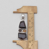 Garnet Silver Pendants