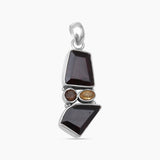 Garnet Silver Pendants