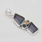 Garnet Silver Pendants