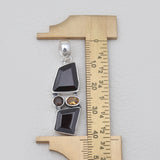 Garnet Silver Pendants