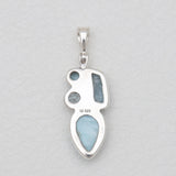 925 Sterling Silver Larimar Pendants